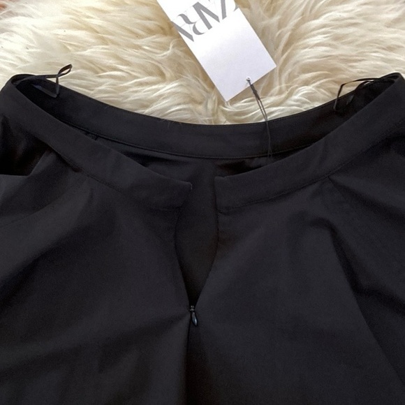 Zara Full Pleat-Look Mini Skirt - Picture 7 of 9